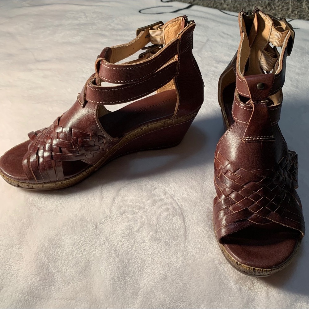 Leather RedHawk Wedges